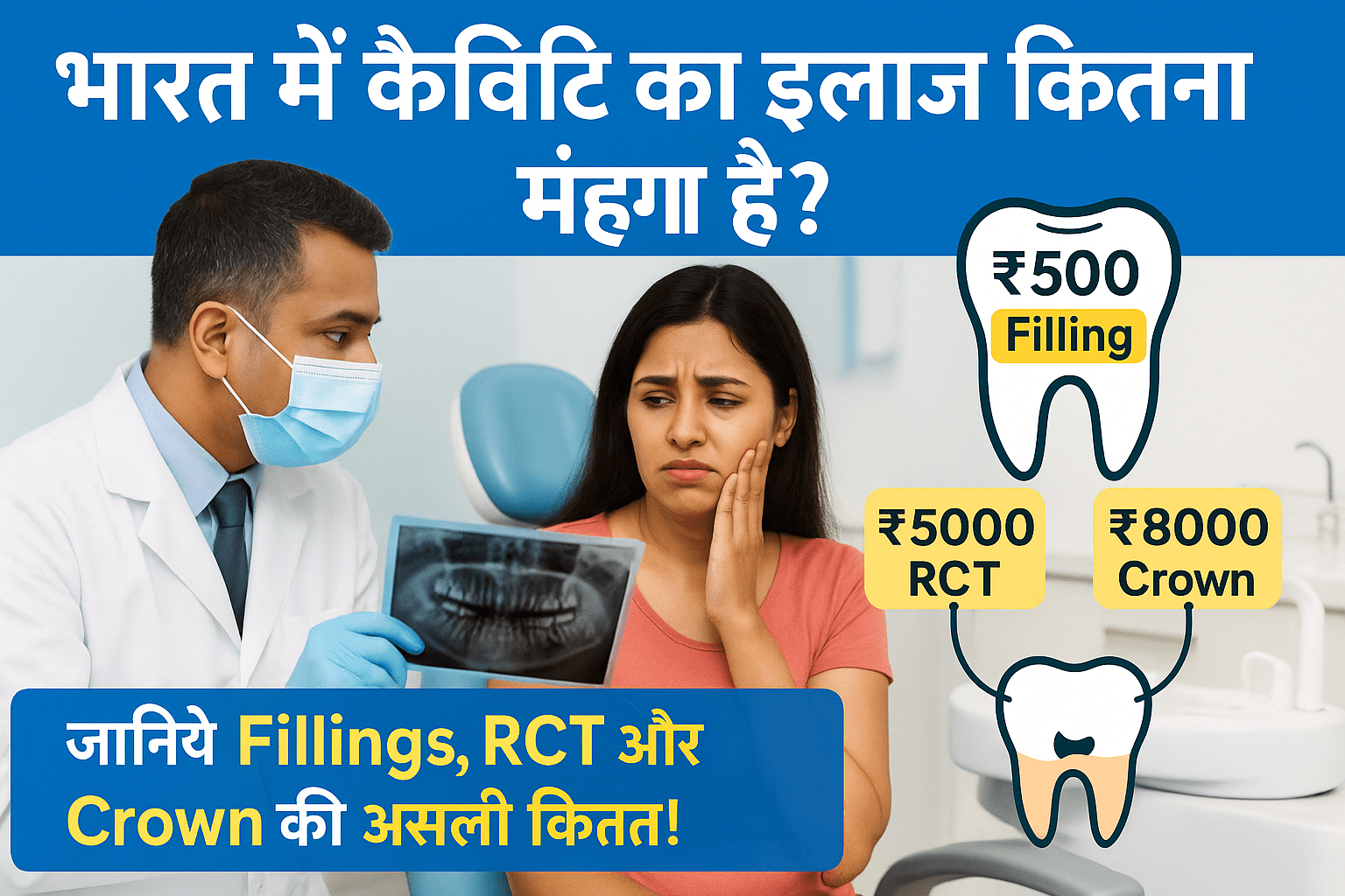 Cavity Treatment Cost in India जानें —