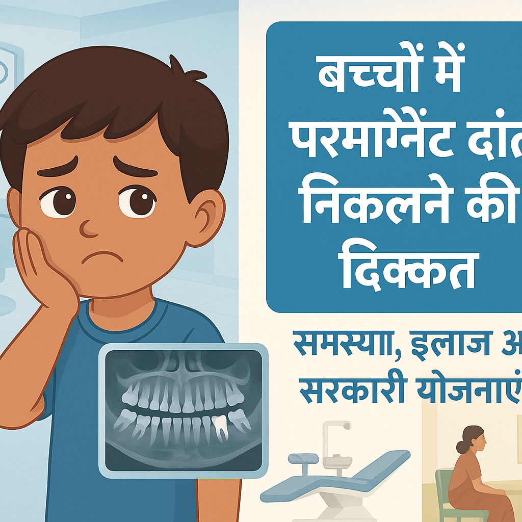 Permanent Teeth निकलने में बच्चों को समस्या क्यों होती है?
